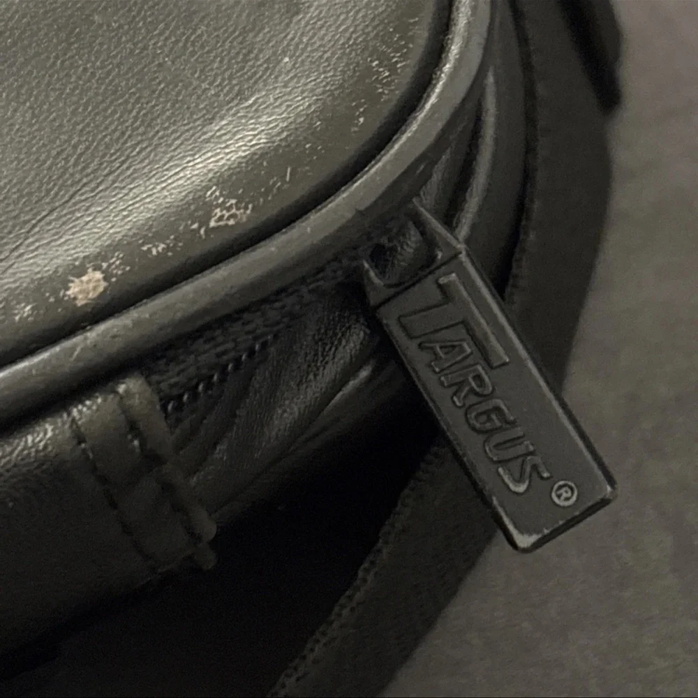 VTG Genuine Leather Laptop Bag Targus CEO Briefcase Executive Travel 16”